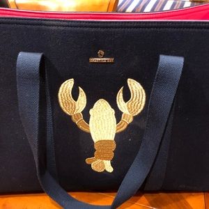 Spartina Navy Beach Tote